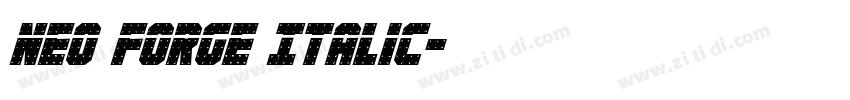 Neo Forge Italic字体转换